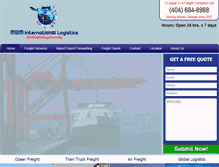 Tablet Screenshot of mbminternational.net